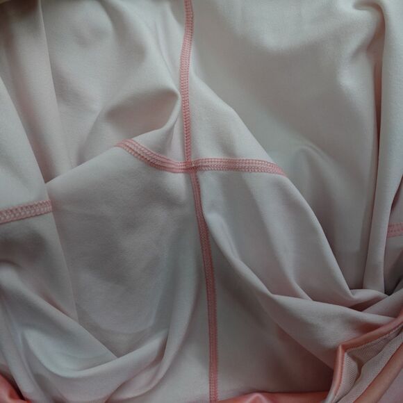 Zelos 7/8 Leggings Women’s Large Pink Peach Watercolor Tie Dye Athletic Gym Yoga - Picture 7 of 10